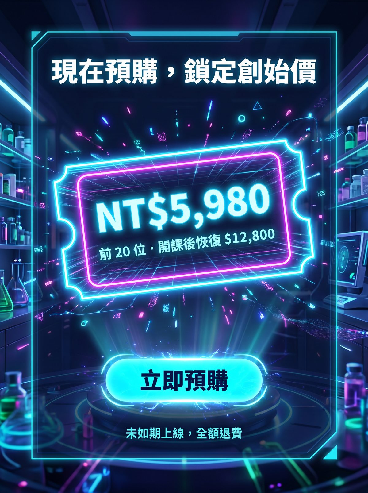 現在預購，鎖定創始價 NT$5,980